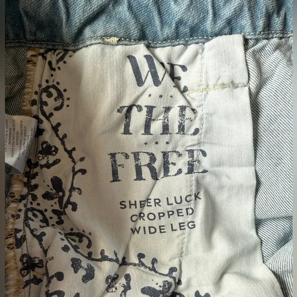 We the Free | Sheer Luck Wide-Leg Jeans | 28 | Bright Eyes - Picture 6 of 8